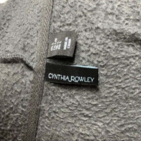Cynthia Rowley Grey Draped Cardigan Large - Picture 7 of 8